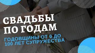 Годовщины Свадьбы по Годам: Как Отмечать и Что Дарить?