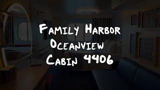 Cabin Tour: Carnival Celebration Family Harbor Oceanview Cabin 4406  - 2022