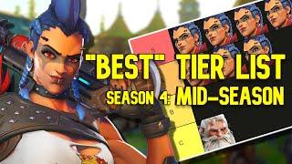 The "BEST" MID-SEASON Tier List for Overwatch 2 (Season 4)