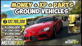 EASY LEGENDARY PARTS + MONEY + XP FARM METHOD | THE CREW MOTORFEST (99,999,999 Bucks)