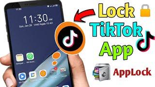 TikTok App Ko Lock Kaise Lagaye? // TikTok App Ko Lock Lagane Ka Tarika !