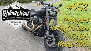 #052 Probefahrt Harley Davidson Fat Bob | Modelljahr 2018 | Milwaukee-Eight 114