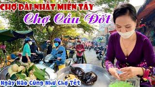 Đông Khủng Khiếp CHỢ CẦU ĐỐT, SADEC ĐỒNG THÁP - Đi Hoài Không Hết, Ngày Nào Cũng Như CHỢ TẾT | KPVL