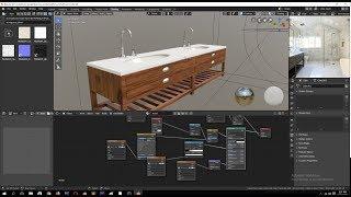 modeling a bathroom vanity in blender 2 8 blender eevee tutorial