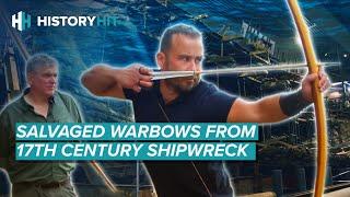 Ray Mears discovers 400-Year-Old perfectly preserved Warbows Salvaged From a Sunken  Tudor Warships