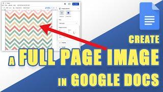 [TUTORIAL] Make an Image FULL PAGE in Google Docs (The Easy Way)