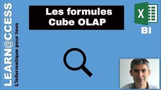 Excel - les formules CUBE OLAP