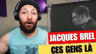  CANADA REACTS TO Jacques Brel - [1966] - ces gens là - [ENG SUB] reaction