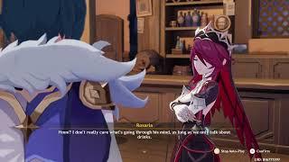 ROSARIA LIKES KAEYA GENSHIN IMPACT CUTSCENE