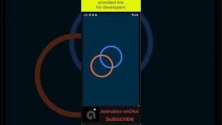 Shorts Animation using MotionLayout | Android Studio | Example of 2 Circles