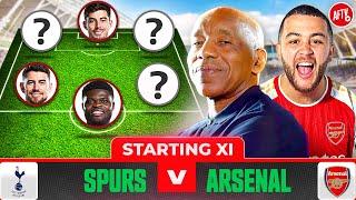 Starting XI Live | Tottenham vs Arsenal | Premier League