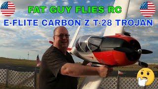 MY E-FLITE  CARBON Z T-28 TROJAN by Fat Guy Flies RC