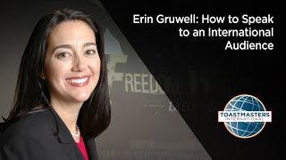 Erin Gruwell: How to Speak to an International Audience