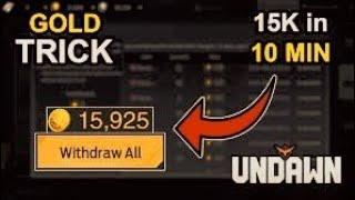 Undawn Fastest Free Gold Farm !!!