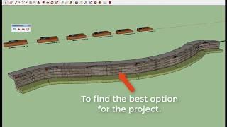 Import a 3D retaining wall .rb file with colors and blocks with the Allan Block SketchUp Extension