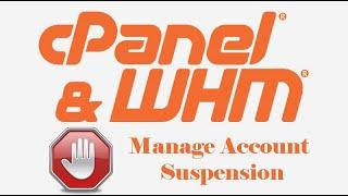 How to suspend account on WHM - Reseller Hosting | REGXA