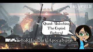 FFXIV- Nier Automata raid quest and cutscenes