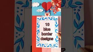 EASY BORDER DESIGNS/PROJECT WORK DESIGNS/CORNER AND SIDE BORDER DESIGN #shehnilakhan