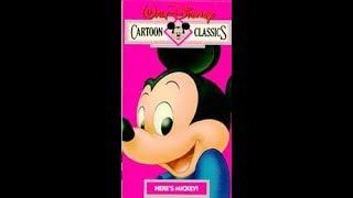 Opening,Intervals,and Closing To Walt Disney Cartoon Classics:Here's Mickey 1987 VHS