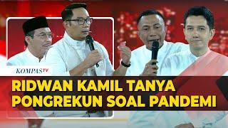 Jawab Ridwan Kamil saat Dharma Pongrekun Sebut Pandemi Agenda Terselubung - Debat Pilkada Jakarta