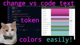 Easy VS Code Text Color Customization!