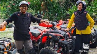 Serunya Naik Motor ATV di Adilah Garden