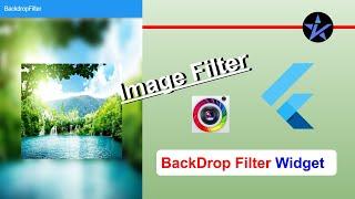 Image Filter using BackdropFilter in Flutter | Flutter Tutorial | Image Effects in Flutter.