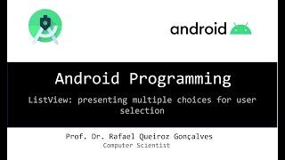 ListView: presenting multiple choices for user selection