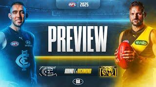 PREVIEW | Carlton  v  Richmond | AFL Round 1, 2025