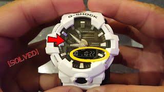 How to sync Casio 5522 (Gshock analog hands and digital display not matching)