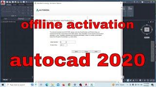 Offline Activation Autocad 2020