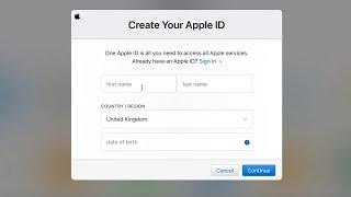 How To Create Apple ID From iCloud.com