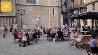 4K Walking Tour - Barcelona 2021 The Streets in Via Laietana 4K UHD 