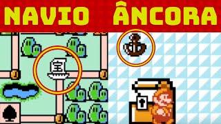 NAVIO SECRETO E ÂNCORA NO SUPER MARIO BROS 3.