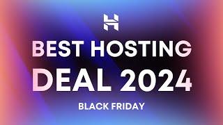 Hostinger Black Friday 2024  Save UP TO 79% on Website Hosting