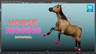 Horse Rigging (Maya)  #animation #rigging