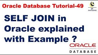 SELF JOIN in Oracle explained with Example || Oracle Database Tutorial ||Database interview question
