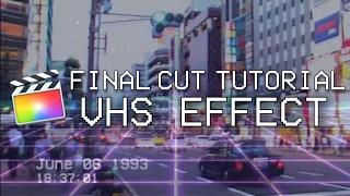Create VHS Effect - 80s/90s Look On Your Footage! (Final Cut Pro, No Plugins)