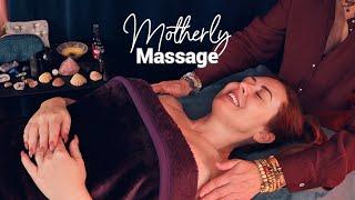 Motherly Massage w/ Teresa  ASMR Whisper  Reiki, Crystals, Essential Oils, Soft Humming