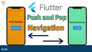 Flutter Tutorial - How To Navigate to New Screen and Back | Navigator Push/Pop Routes