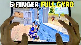 Omg!! 6 FINGER FULL GYRO GAMEPLAY IPAD PRO HANDCAM | PUBG Mobile | Bgmi