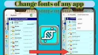 How to replace any app's default Font with app cloner