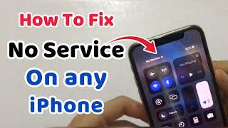 How to Fix No Service on iPhone | iPhone Sim No Service | No Service Sim Card