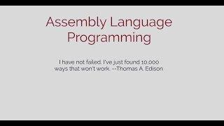 2. Assembly Language Programming Input Output based concept | Bangla Tutorial