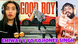 EMIWAY - GOOD BOY (MUSIC BY - YO YO HONEY SINGH ) | Reaction | The Tenth Staar