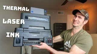 Best Printer for Home Use and Small Business? Inkjet Vs Laser Vs Thermal Printers