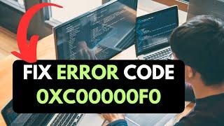 How to fix error code 0xc00000f0 on Windows