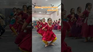 Aramandi  students count vs guru count #slbvnrithyalaya #aramandi #bharatanatyam #teachingpart