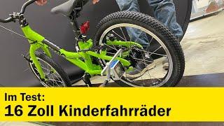 14 Kinderfahrräder (16 Zoll) im Test - ein Modell fällt durch | ÖAMTC