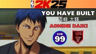 Kobe Bryant Build??? | NBA 2K25 AOMINE DAIKI KNB BUILD | KUROKO NO BASKET IN NBA 2K25